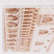 Lire 1.000 “tipo 1982” - Bozzetto di Guglielmo Savini - veduta prospettica del Palazzo Ducale di Venezia