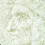 Lire 100 “primo nuovo tipo” del 1931 - in filigrana nel medaglione di sinistra testa dell’Italia e in quello di destra Dante Alighieri